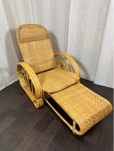 【ご購入者様決定】定価¥31590- 籐 三ツ折寝椅子　敬老の日に向けて如何でしょうか？