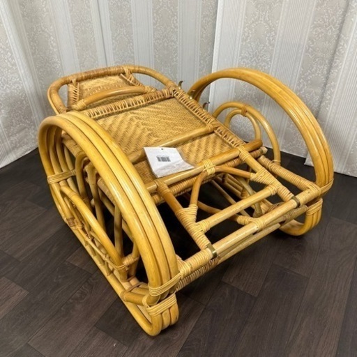 【ご購入者様決定】定価¥31590- 籐 三ツ折寝椅子　敬老の日に向けて如何でしょうか？