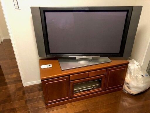 HITACHI W42-P5000 日立プラズマテレビ・ AVC-H5000（リモコン付き）と V-F3 引取のみ