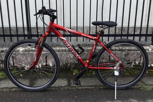 ＜動作品・美品＞ジャイアント MTB ROCK 5000  ALUXX6061・アルミ サイズ430・シマノ8×3段変速・新品交換部品
