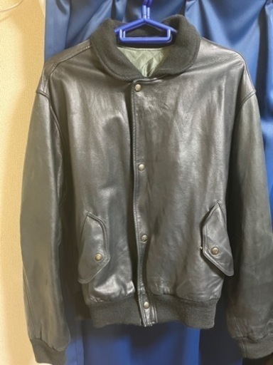 古着フランス製レザージャケット
