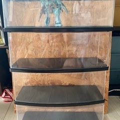 【中古】ダイソーのコレクションケース4個とおまけ