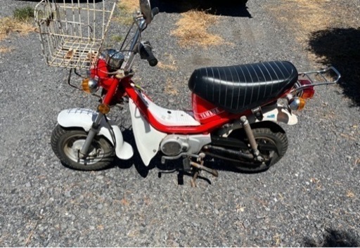 615. 動画あり　ヤマハ　チャッピー　低走行　原付　バイク　50cc   車体　埼玉 615. 動画あり ヤマハ チャッピー 低走行 原付 バイク 50cc 車体 埼玉