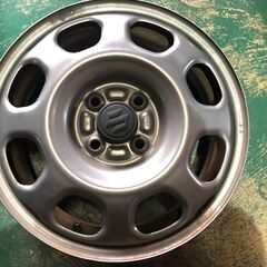 中古ﾎｲｰﾙ　ハスラー純正ﾎｲｰﾙ　15×4.5J　+45　4-...