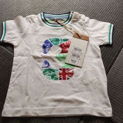 【新品タグ付き】半袖Tシャツ＋ショートパンツ　80cmの画像