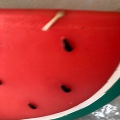 新品   家で保管  スイカのデカキャンドルの画像