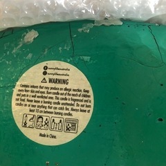 新品   家で保管  スイカのデカキャンドルの画像