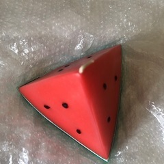 新品   スイカのデカいキャンドルの画像