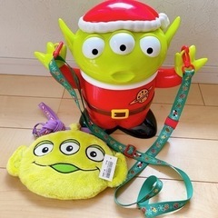 ディズニーポップコーンバケット＆パスケース付ポシェット