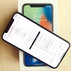 iPhone X Silver 256 GB SIMフリー