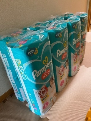 【新品未開封】[パンツ] P&G パンパース さらさらケア Lサイズ 44枚x8