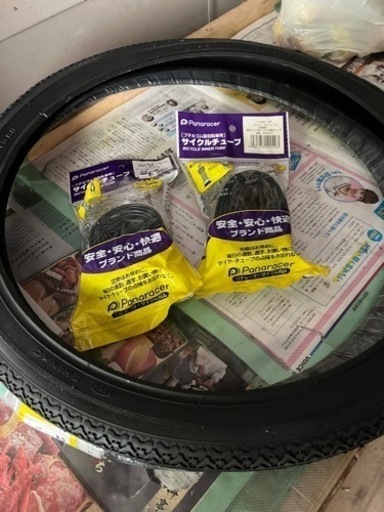 値下げ！引き取ってください！　自転車　タイヤ&チューブ　20×1.75 2本セット