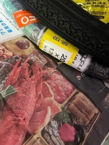 値下げ！引き取ってください！　自転車　タイヤ&チューブ　20×1.75 2本セット