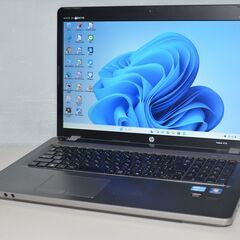中古良品ノートパソコン Windows11+office 爆速SSD256GB HP Probook 4730S core i5-2540M/メモリ8GB/17.3インチ/webカメラ/DVDマルチ搭載