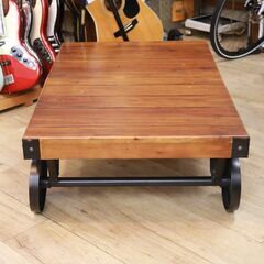 【新品】リベリタシリーズ　トロリーテーブル　ヴィンテージ　アウトレット OLDNEW BW トロリーテーブル ヴィンテージデザイン ラフさが魅力 約幅