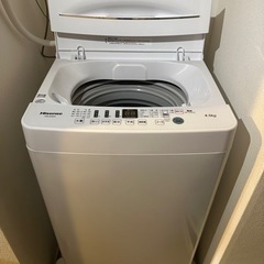 洗濯機（未使用に近い）
