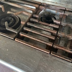 4口ガス台　プロパンガス　業務用ガス台の画像