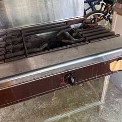 4口ガス台　プロパンガス　業務用ガス台の画像