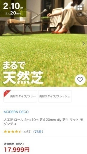 人工芝  『決まりました』