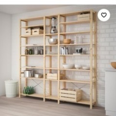 IKEA シェルフ　イーヴァルの画像