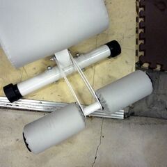 RITFIT トレーニングベンチ 白 筋トレ  インクラインベンチ 可変式フラットベンチ アジャスタブル 角度調節簡単 折りたたみ式 収納便利 シットアップ 耐荷重400KG  家庭用 の画像
