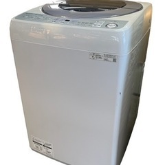 NO.857【2020年製】SHARP 全自動電気洗濯機 ES-GV8D-S 8.0kg