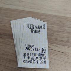【2023年12月期限】名鉄株主優待券の画像