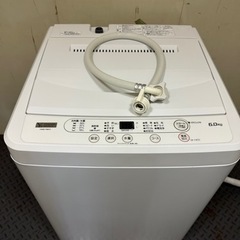 ヤマダ電機 6kg全自動洗濯機 YWM-T60H1 2022年製...