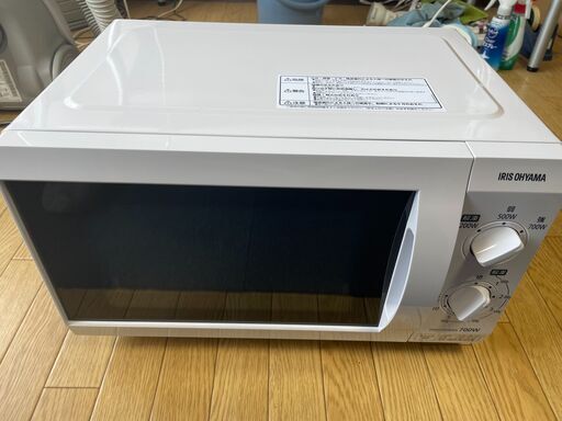 【美品/ジャンク品】アイリスオーヤマ 電子レンジ IMB-F184C-5-W 2019年製 通電確認済み 引取歓迎 配送OK