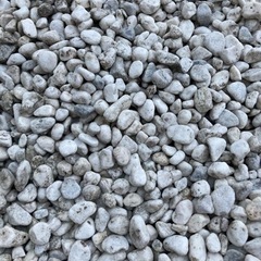 玉砂利(白)   無料の画像