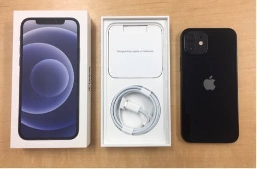 iPhone12 黒 64GB simフリー　中古【整備品&美品&ガラスコーティング施工済】