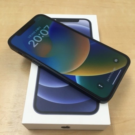 iPhone12 黒 64GB simフリー　中古【整備品&美品&ガラスコーティング施工済】