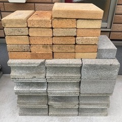 コンクリートブロック・レンガ　無料の画像