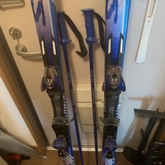 サロモン　スキー板　ストックせっとの画像
