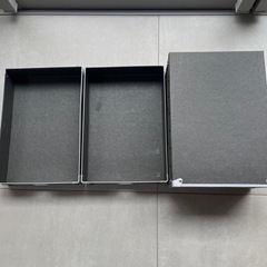【取引中】無印良品　硬質パルプボックス・引出式・２段の画像