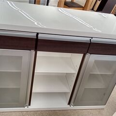 ★ジモティ割あり★ NITORI キッチンカウンター 白 H87×D52×W120 クリーニング済み TJ1689