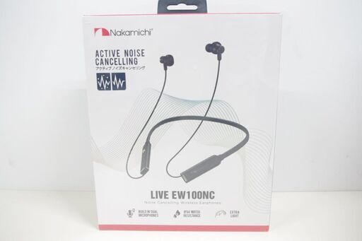 【新品未開封】Nakamichi/LIVE EW100NC/アクティブノイズキャンセリング/ブラック
