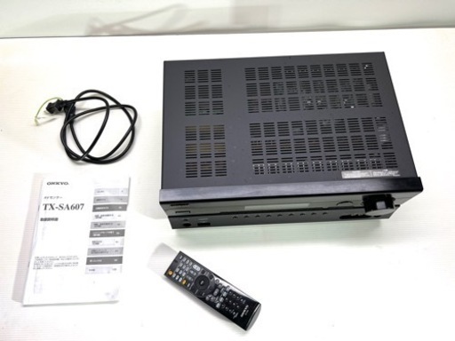 ONKYO TX-SA607 AVアンプ リモコン付き ONKYO オンキョー AVアンプ TX-SA607（ONKYO AV CENTER TX-SA607