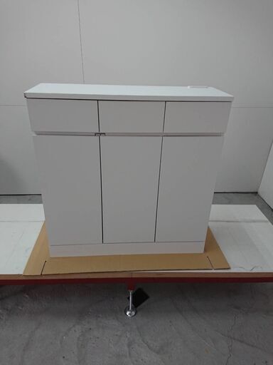 50324　シンプル薄型キャビネット　幅90 WH
