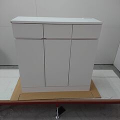 50324　シンプル薄型キャビネット　幅90 WH