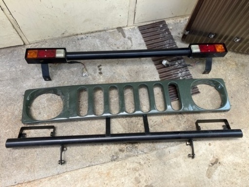 JA11 ジムニー前後バンパーとグリルセット