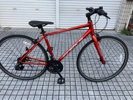 【クロスバイク】美品❗️3x6段変速　700x28cタイヤ　アルミフレーム仕様❗️若林自転車　浜大津店　SALE中❗️