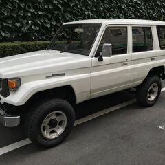 トヨタ ランドクルーザー70 ZX ディーゼル HZJ77 1HZ AT ナロー仕様 車検可能 ランクル70 4WD 四駆 リフトアップ 旧車　の画像