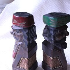 アイヌの木彫りオブジェの画像