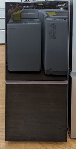 SHARP 2ドア冷蔵庫 SJ-GD14E-B 2018年製　ag-ad302