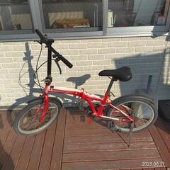 自転車　イタリアンガーデン　赤