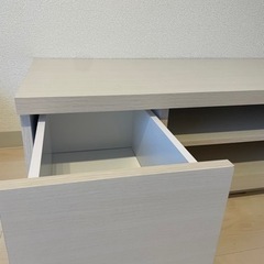 テレビ台　ホワイトオーク　オフホワイトの画像