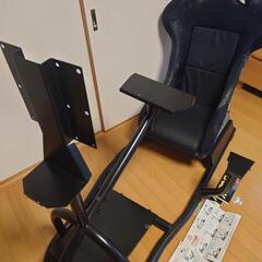 ゲーム用レーシングコクピット（シート付き）