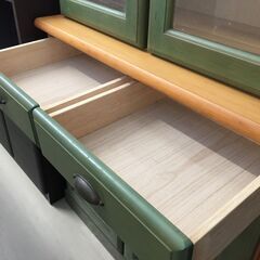 【ジモティ来店特価！！】食器棚　カントリー調　2枚扉　J-0878