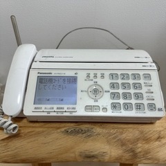 【お渡し予定者決定】パナソニック FAX 電話